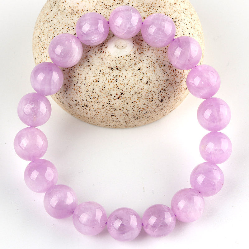 Cat's Eye Effect Purple Lithium Bracelet