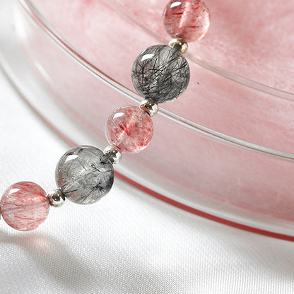 Natural Strawberry Crystal Bracelet
