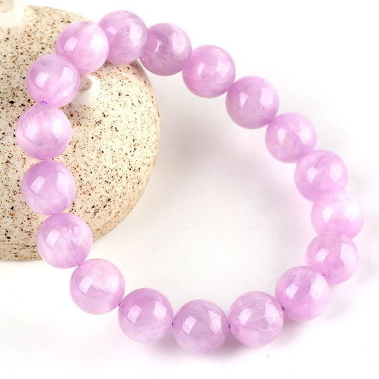 Cat's Eye Effect Purple Lithium Bracelet
