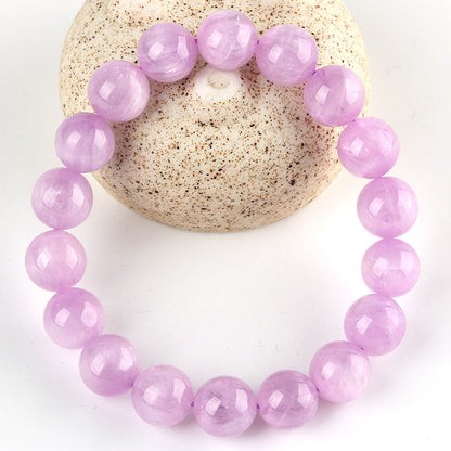 Cat's Eye Effect Purple Lithium Bracelet