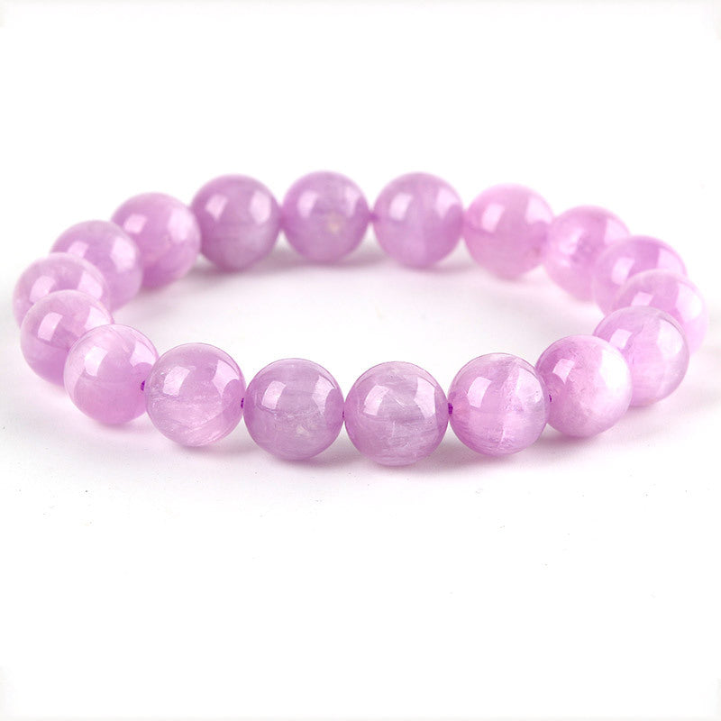 Cat's Eye Effect Purple Lithium Bracelet